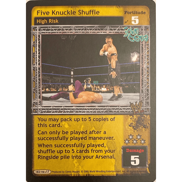 Five Knuckle Shuffle 1