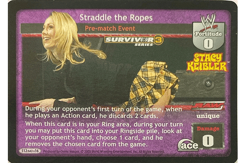 Straddle the Ropes - SS3