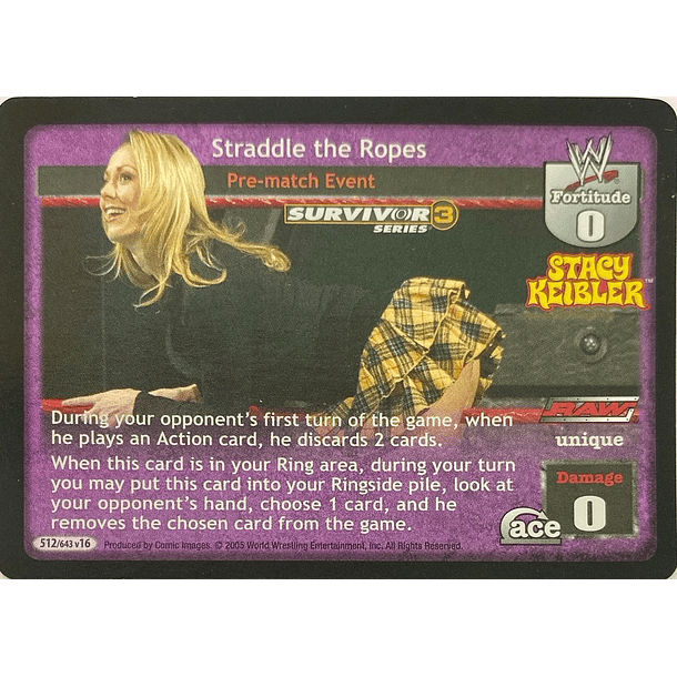 Straddle the Ropes - SS3