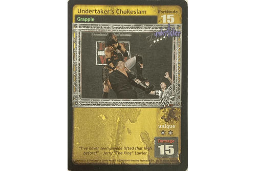 Undertaker's Chokeslam