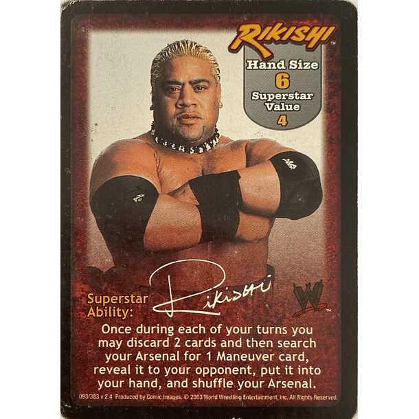 Rikishi Superstar Card - SS2 2