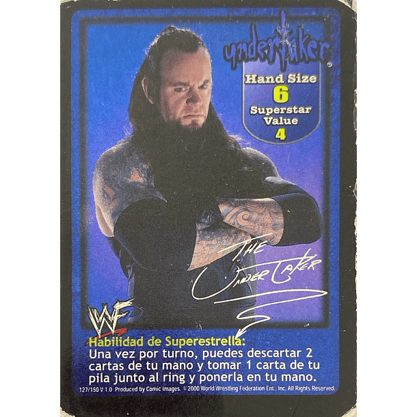 Undertaker Superstar Card - ESPAÑOL