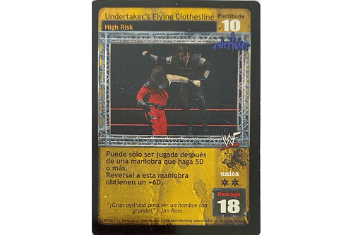 Undertaker's Flying Clothesline - ESPAÑOL