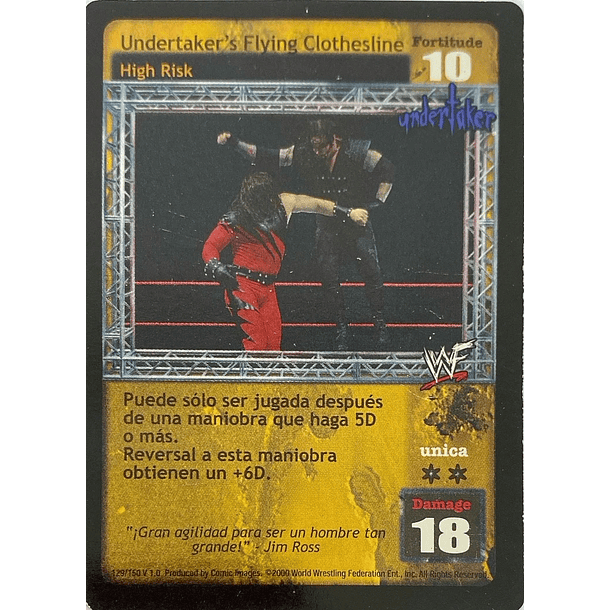 Undertaker's Flying Clothesline - ESPAÑOL