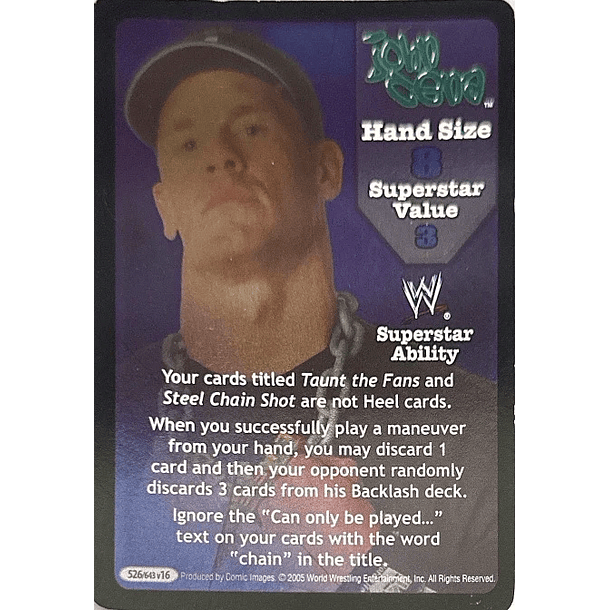 John Cena Superstar Card - SS3