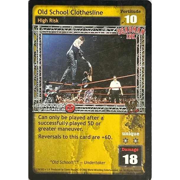 Old School Clothesline - SS2
