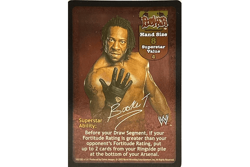 Booker T Superstar Card - SS2