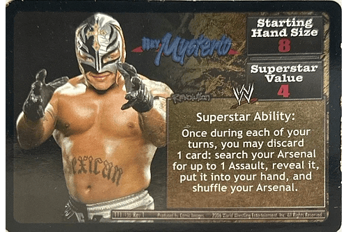 Revolution Rey Mysterio Superstar Card