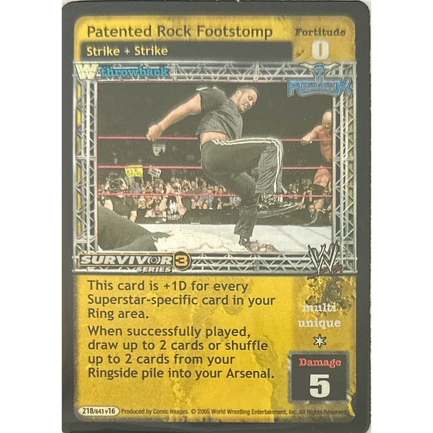 Patented Rock Footstomp (TB) - SS3