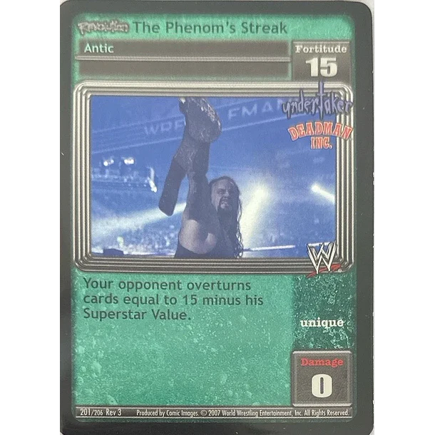 Revolution The Phenom's Streak