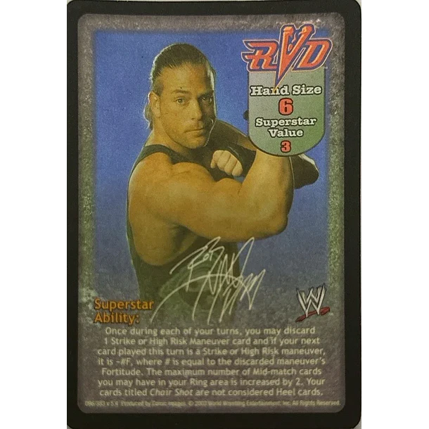 Rob Van Dam Superstar Card - SS2