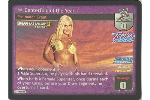 WWE Centerfold of the Year - SS3