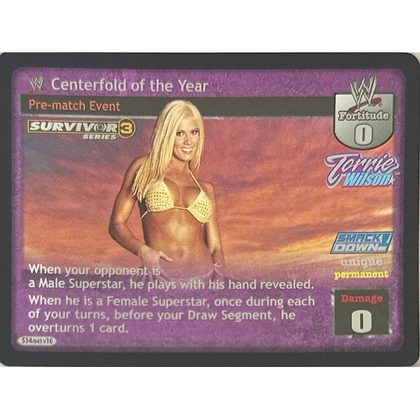 WWE Centerfold of the Year - SS3