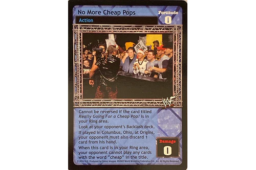 No More Cheap Pops