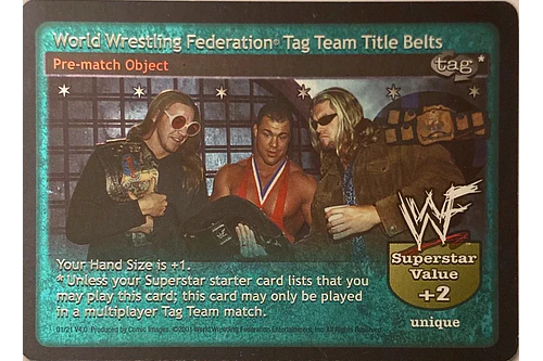 World Wrestling Federation Tag Team Title Belts MP
