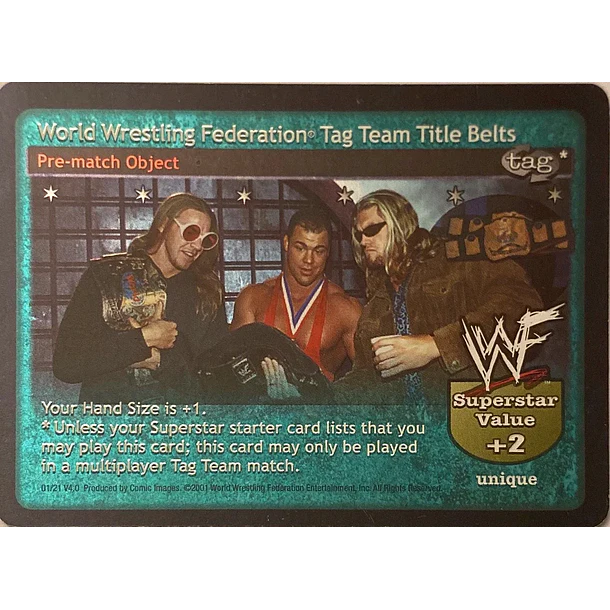 World Wrestling Federation Tag Team Title Belts MP
