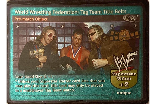 World Wrestling Federation Tag Team Title Belts D 1