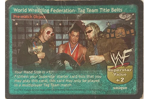 World Wrestling Federation Tag Team Title Belts D 2
