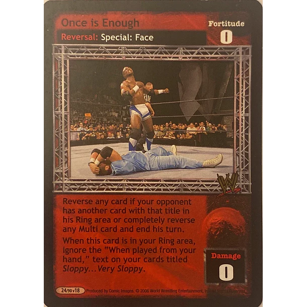 Once is Enough LP