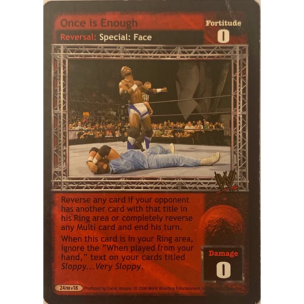 Once is Enough MP