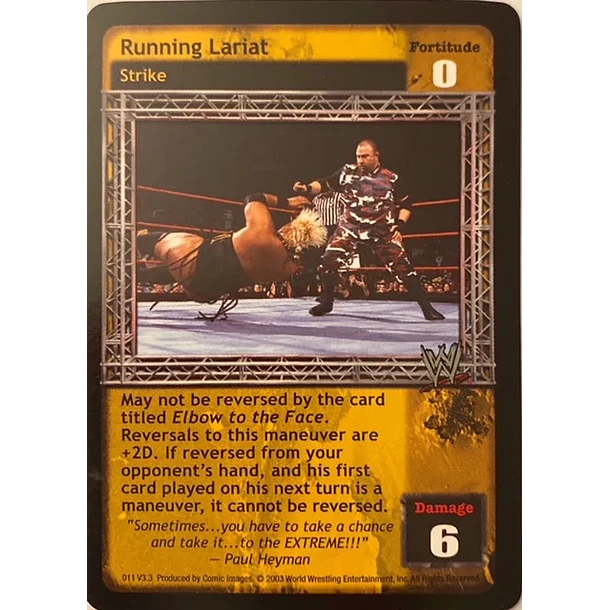 Running Lariat - Ruthless Aggression