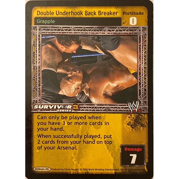 Double Underhook Back Breaker - SS3