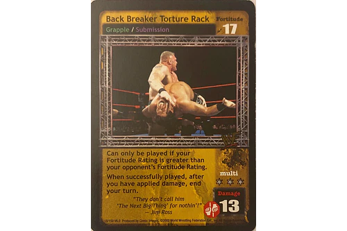 Back Breaker Torture Rack - SummerSlam