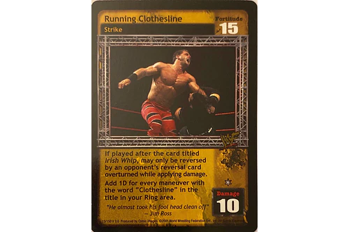 Running Clothesline - Backlash