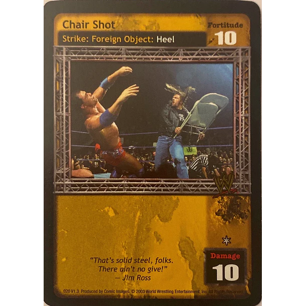 Chair Shot - Velocity