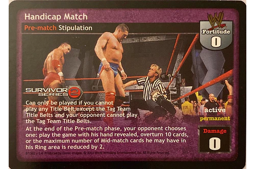 Handicap Match - SS2 LP