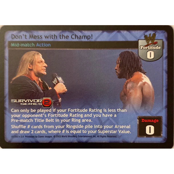 Don't Mess with the Champ! - SS2 MP