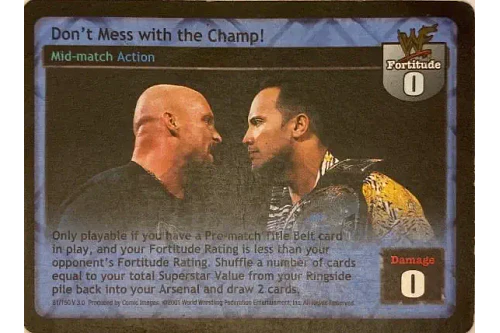 Don't Mess with the Champ! - Backlash MP