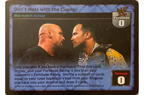 Don't Mess with the Champ! - Backlash LP