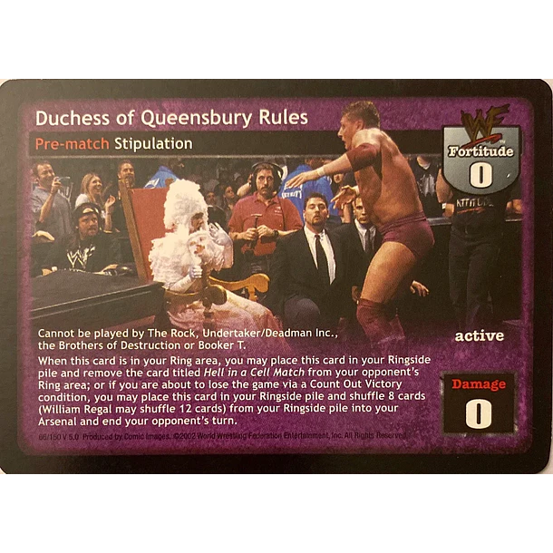 Duchess of Queensbury Rules - Mania