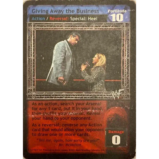 Giving Away the Business MP