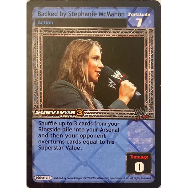Backed by Stephanie McMahon - SS3