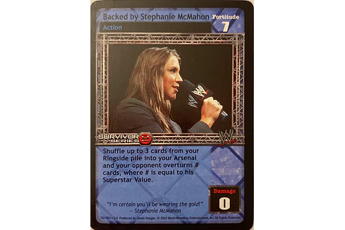 Backed by Stephanie McMahon - SS2