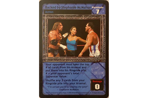 Backed by Stephanie McMahon - Velocity