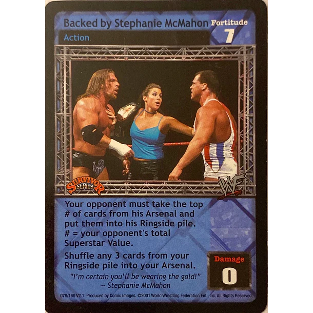 Backed by Stephanie McMahon - SS1