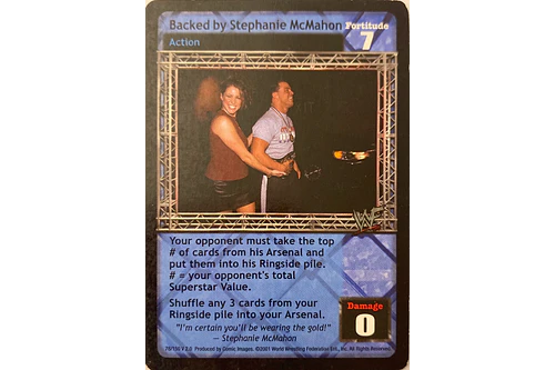 Backed by Stephanie McMahon - Fully Loaded