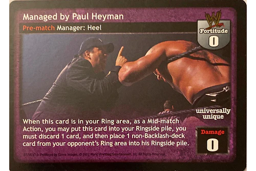 Managed by Paul Heyman LP