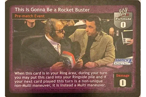 This Is Gonna Be a Rocket Buster - Vengeance