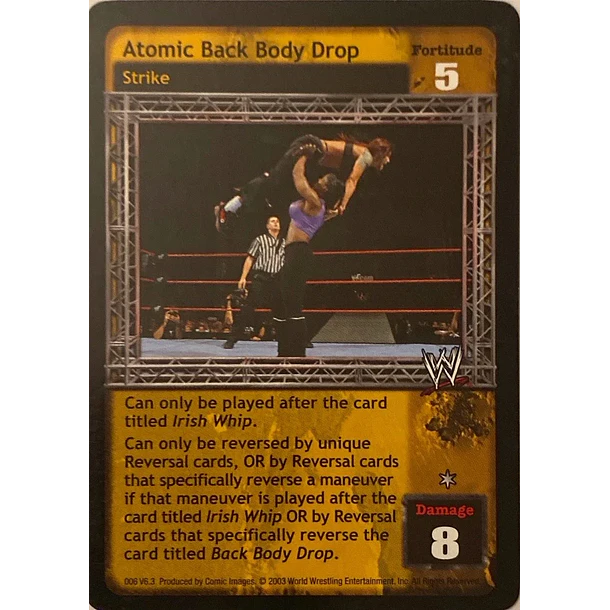 Atomic Back Body Drop - Velocity