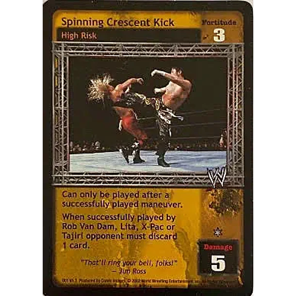 Spinning Crescent Kick - Ruthless Aggression