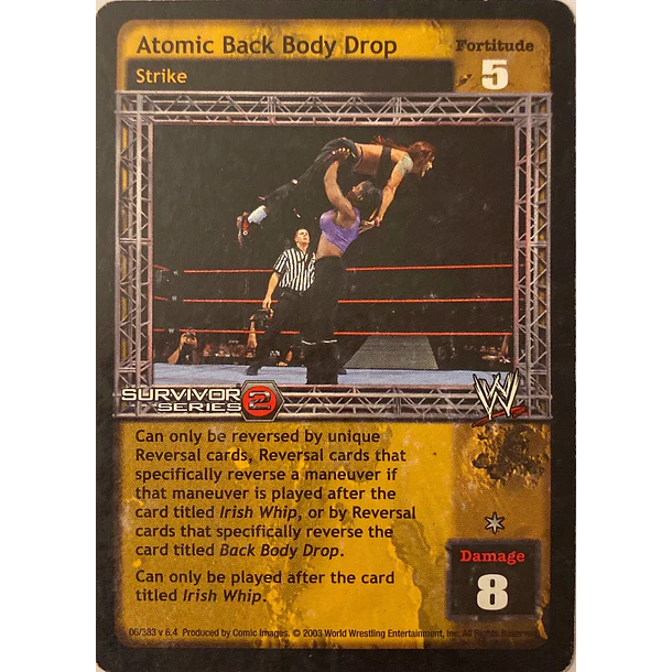 Atomic Back Body Drop - SS2