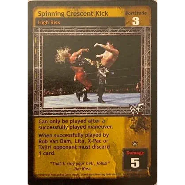 Spinning Crescent Kick - Mania