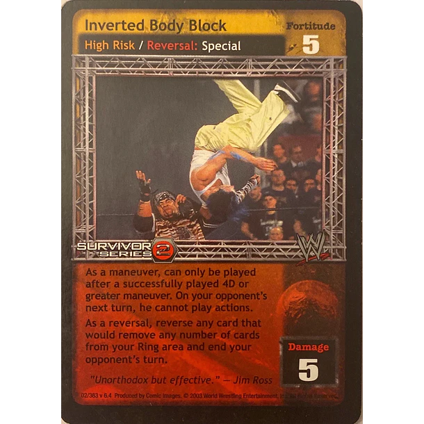 Inverted Body Block - SS2