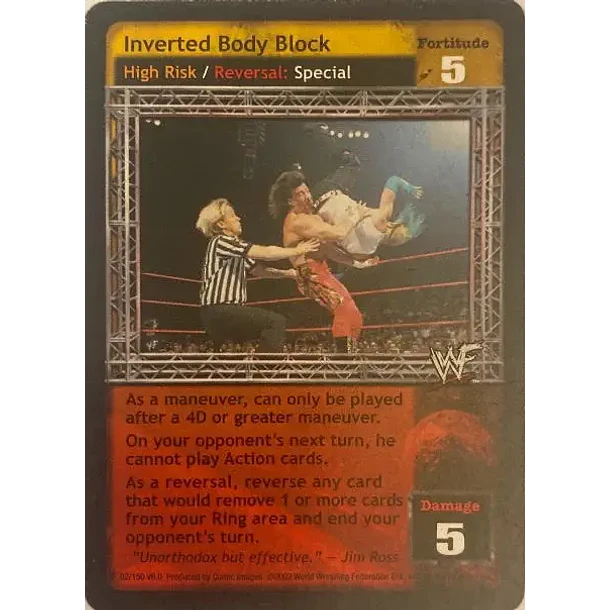 Inverted Body Block - SummerSlam