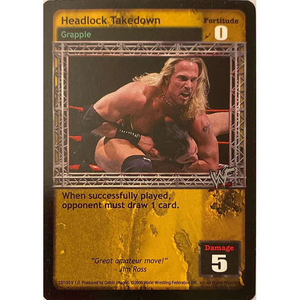 Headlock Takedown - Premiere