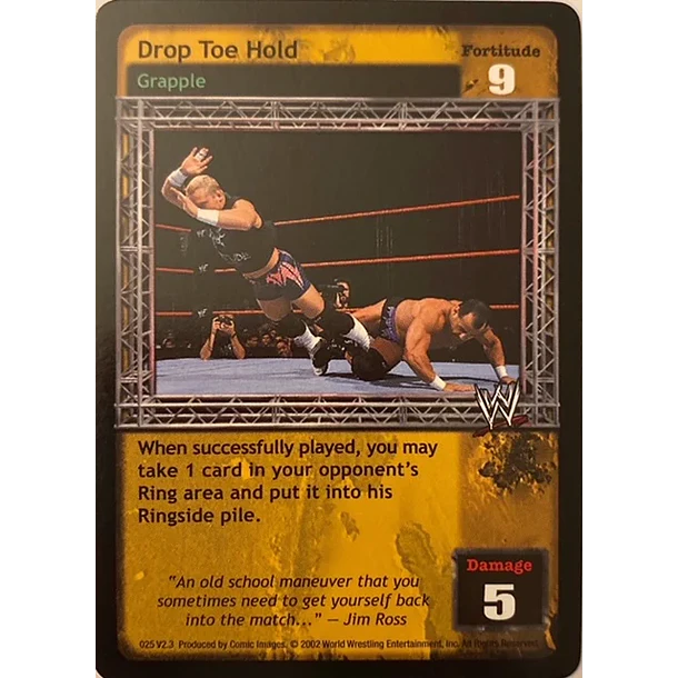 Drop Toe Hold - Ruthless Aggression